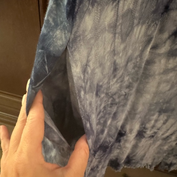 Blue Tie Dye Dress 👗 with Pockets! - Picture 2 of 4